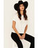 Image #1 - Ariat Women's Wild Hat Short Sleeve Graphic Tee, White, hi-res