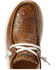 Ariat Women's Floral Embossed Casual Hilo Shoe - Moc Toe , Brown, hi-res