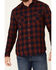 Image #3 - Flag & Anthem Men's Belhaven Plaid Long Sleeve Button Down Western Shirt, Maroon, hi-res