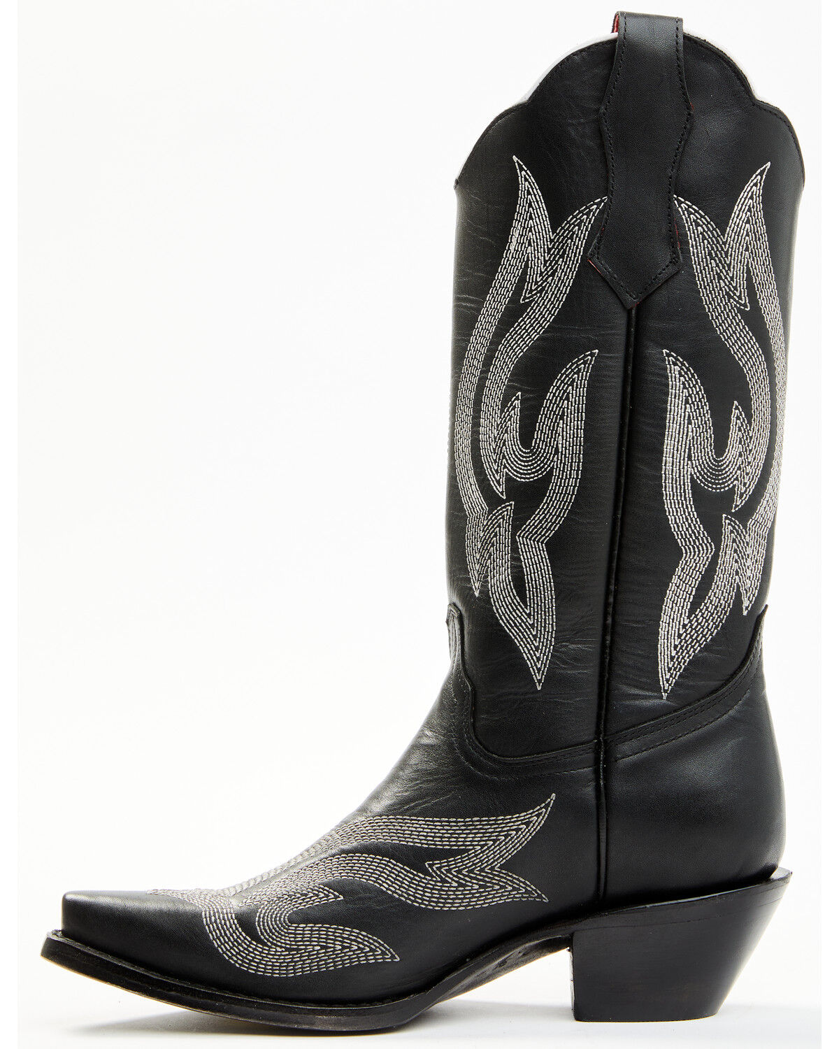 Image #3 - Planet Cowboy Women's Psychedelic Lines On The Highway Leather Western Boot - Snip Toe, Black, hi-res