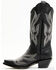 Image #3 - Planet Cowboy Women's Psychedelic Lines On The Highway Leather Western Boot - Snip Toe, Black, hi-res
