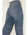 Image #4 - Ariat Women's Dark Wash Ultra High Rise Tomboy Relaxed Straight Denim Jeans, Dark Wash, hi-res