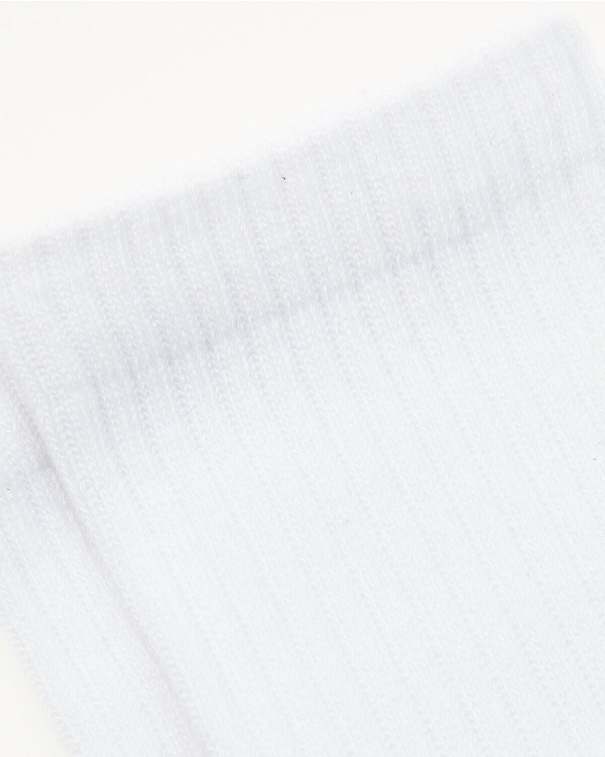 Image #2 - Boot Barn Women's Basic Crew Socks - 3 Pack, White, hi-res