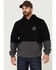 Image #1 - Cody James Men's FR Fleece Solid Hooded Work Sweatshirt , Black, hi-res