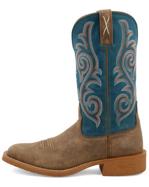 Image #2 - Twisted X Women's 11" Tech X™ Western Performance Boots - Broad Square Toe, Brown, hi-res