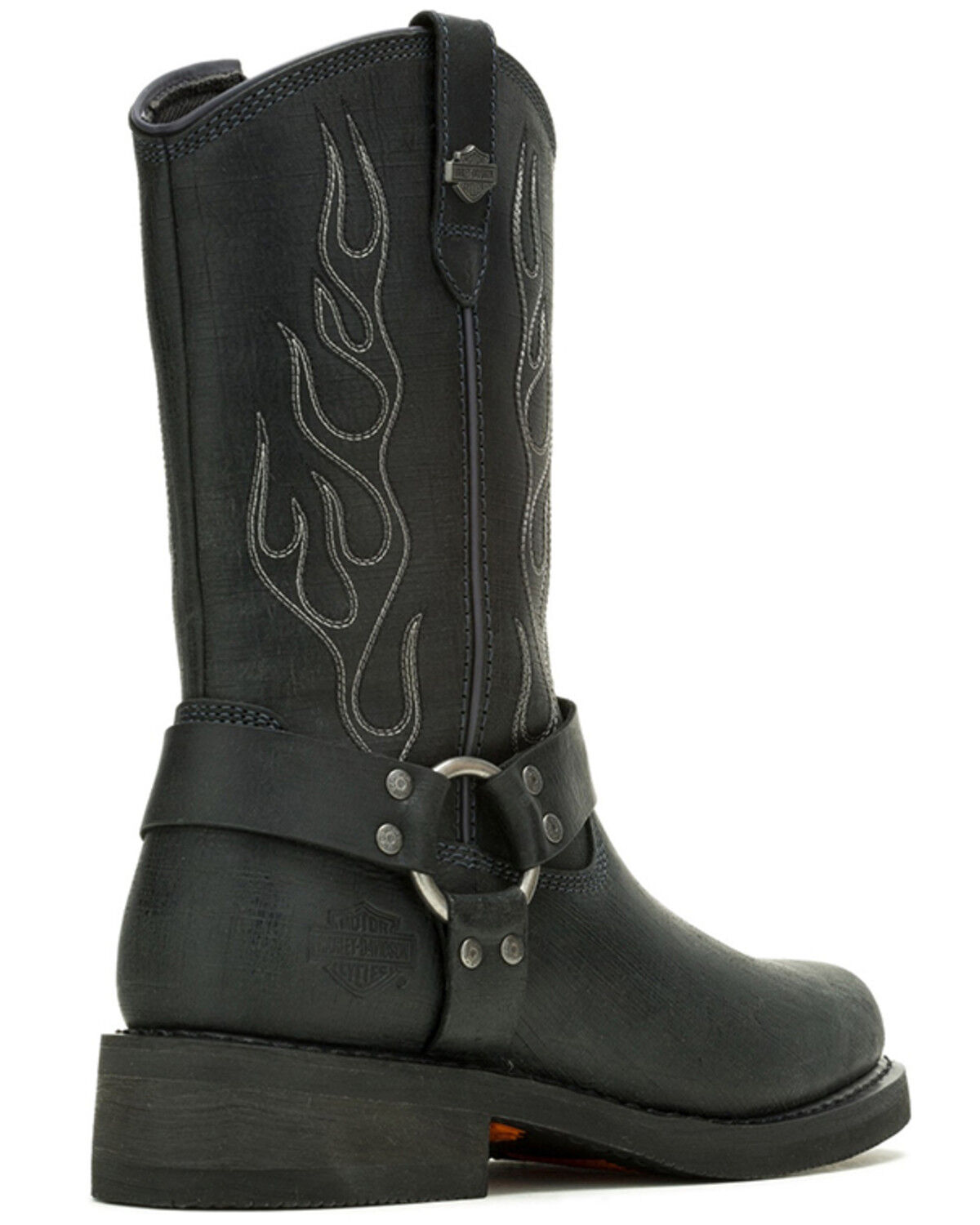 Image #2 - Harley Davidson Men's Hustin Motorcycle Boots - Square Toe, Black, hi-res