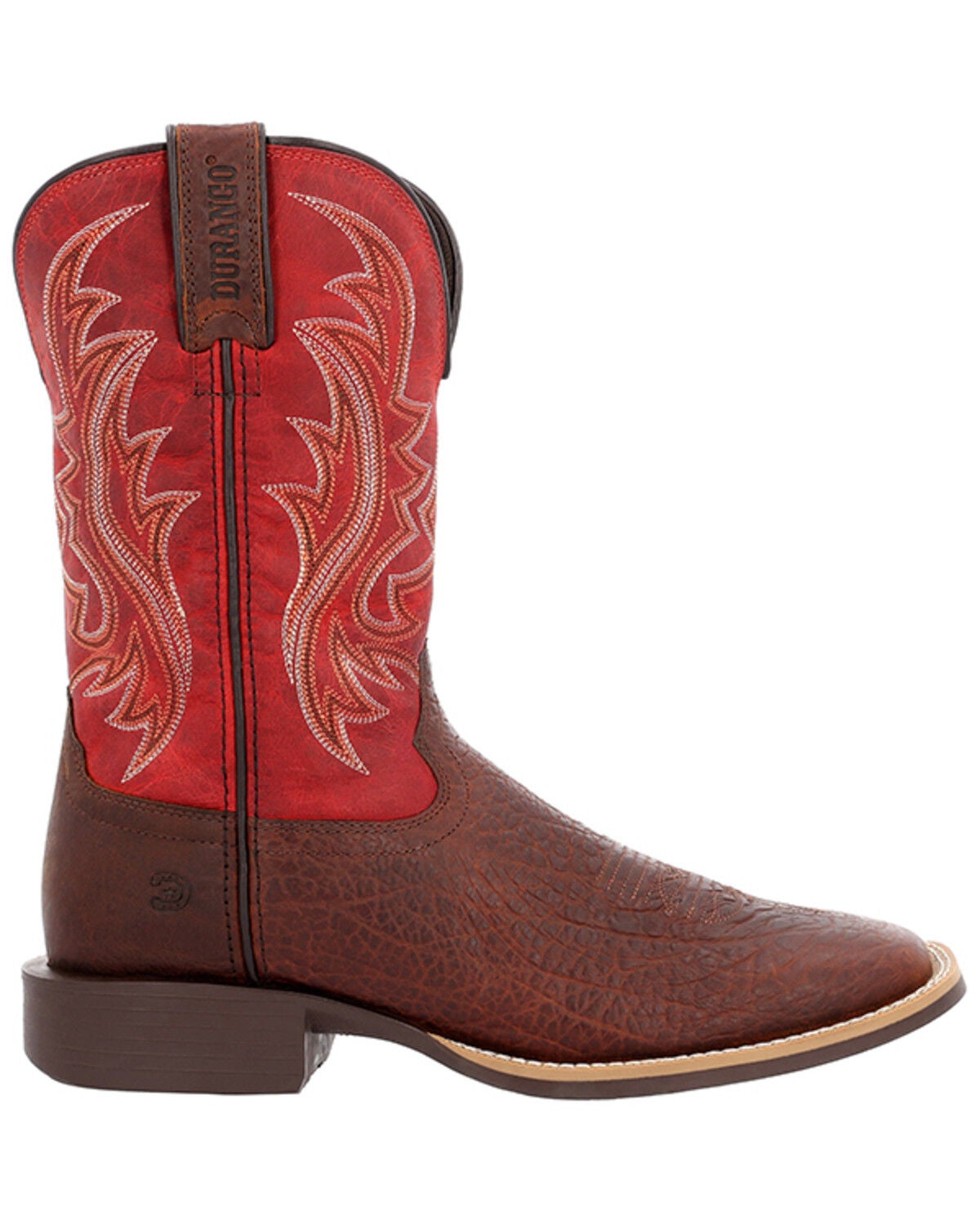 Image #2 - Durango Men's Shyloh Performance Western Boots - Round Toe, Brown, hi-res