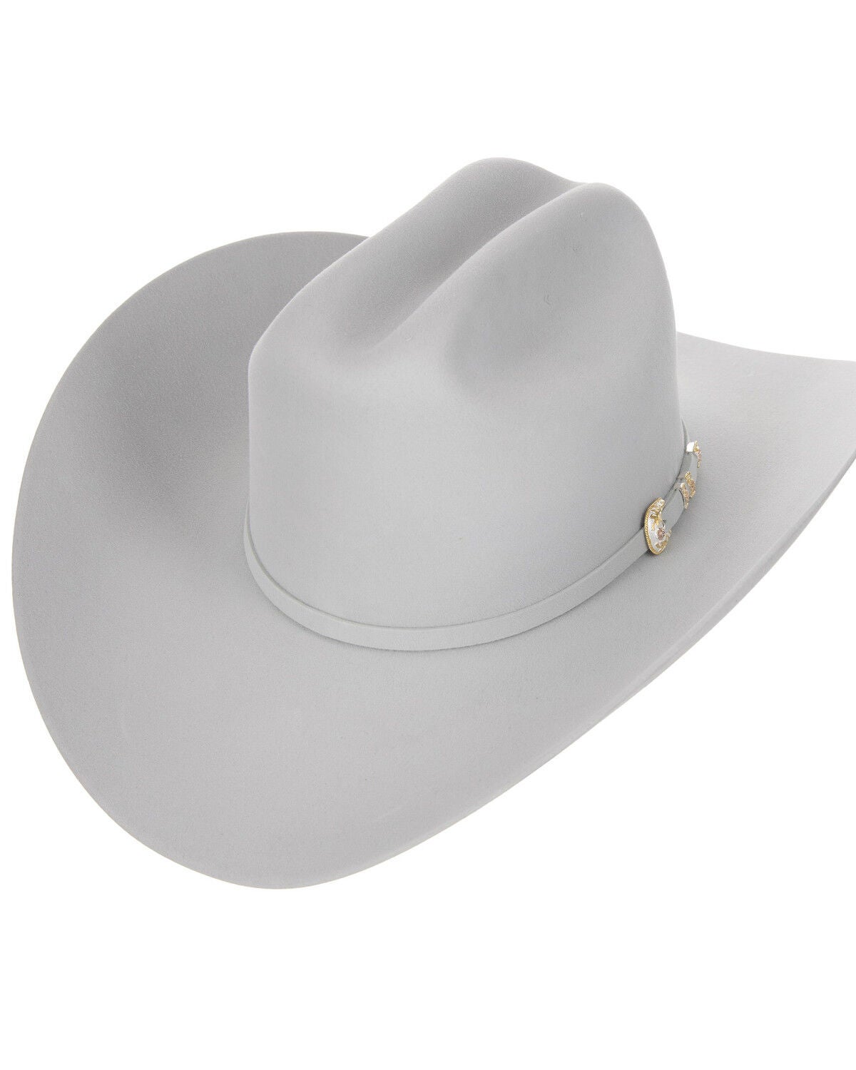 Larry Mahan Superior 500X Felt Cowboy Hat, Silver, hi-res