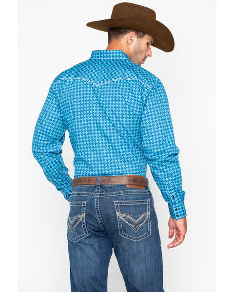 Image #2 - Cowboy Hardware Men's Print Long Sleeve Western Shirt , , hi-res