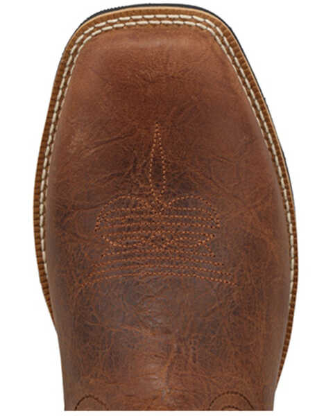 Image #6 - Twisted X Boys' Top Hand Western Boots - Broad Square Toe, Brown, hi-res
