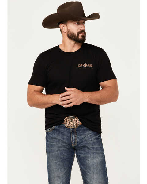 Image #2 - Cody James Men's Smokey Short Sleeve T-Shirt, Black, hi-res