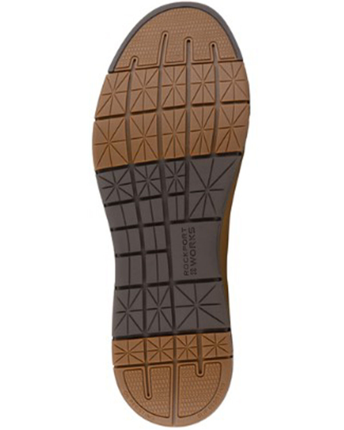Image #4 - Rockport Men's Slip-On Casual Work Shoes - Steel Toe, Black, hi-res