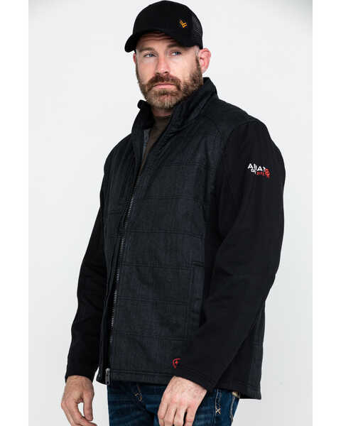Image #1 - Ariat Men's FR Cloud 9 Insulated Work Jacket - Tall , Black, hi-res