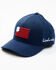 Image #1 - Black Clover Men's Snapback Patch Ball Cap, Navy, hi-res