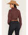 Image #4 - Cinch Women's ARENAFLEX&reg; Paisley Print Long Sleeve Button-Down Stretch Western Shirt, Purple, hi-res