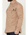 Image #3 - Hawx Men's FR Woven Long Sleeve Button-Down Work Shirt - Big , Beige, hi-res