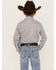 Image #4 - Wrangler Boys' 20X Advanced Comfort Geo Print Long Sleeve Snap Western Shirt, Grey, hi-res