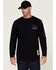 Image #2 - Cody James Men's FR Eagle Long Sleeve Graphic T-Shirt, Navy, hi-res