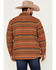 Image #4 - Pendleton Men's Striped Sherpa-Lined Snap Western Shirt Jacket, Brown, hi-res