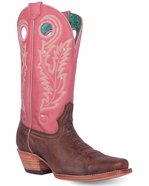 Image #1 - Corral Women's Embroidered Western Boots - Square Toe , Brown, hi-res