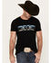 Image #1 - Cody James Men's Boot Stitch Short Sleeve Graphic T-Shirt, Black, hi-res