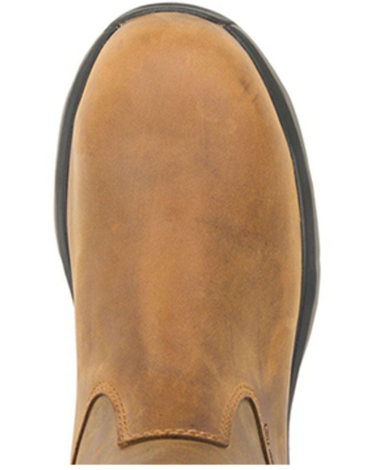 Image #4 - Wolverine Men's Alpha Infinity System Pull-On CarbonMax&reg; Wellington Work Boots - Composite Toe, Dark Brown, hi-res