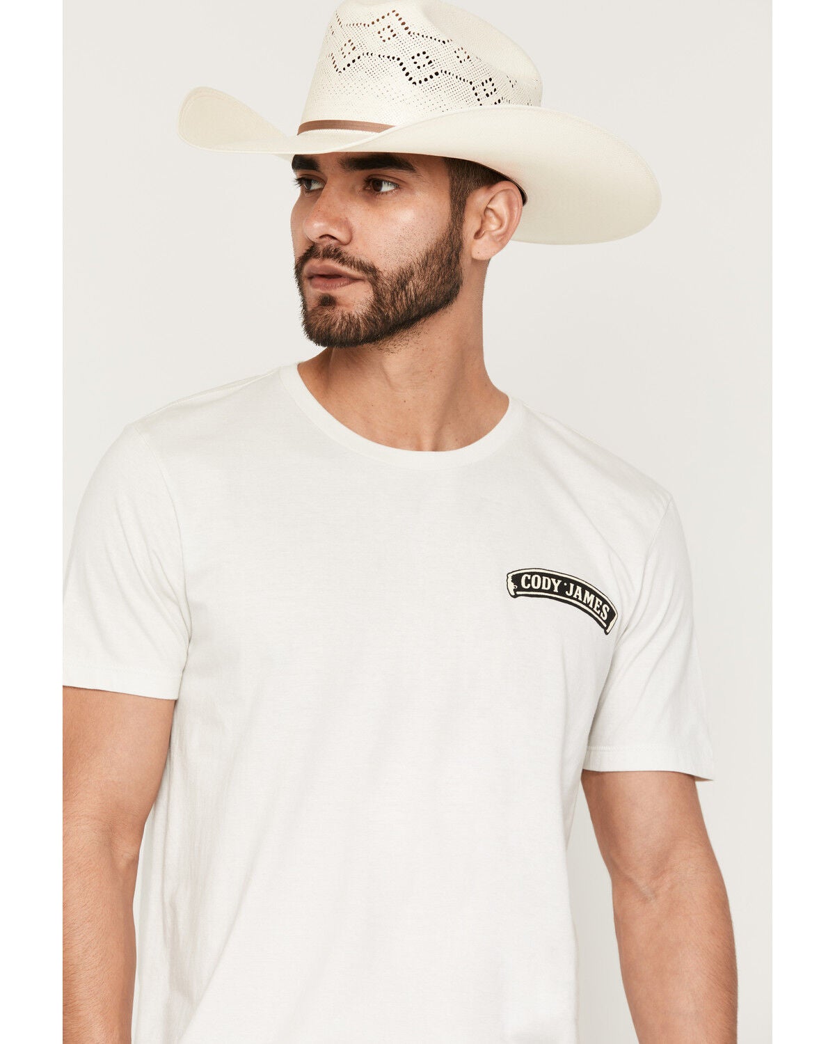 Image #3 - Cody James Men's On The Range Short Sleeve Graphic T-Shirt, Natural, hi-res