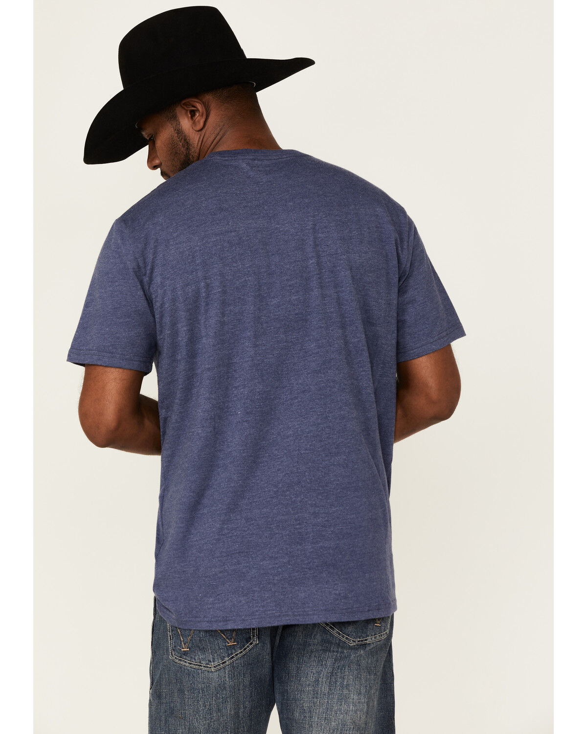 Image #4 - Wrangler Men's Logo Graphic Short Sleeve T-Shirt, Blue, hi-res