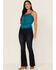 Idyllwind Women's Briarwick Fringe Tank Top, Blue, hi-res