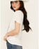 Image #2 - Wrangler Women's Bucking Bronco Logo Short Sleeve Graphic Tee, White, hi-res