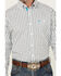 Image #3 - George Strait by Wrangler Plaid Print Long Sleeve Button-Down Stretch Western Shirt, White, hi-res