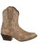 Image #2 - Durango Women's Crush Fashion Booties - Round Toe, Tan, hi-res