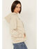 Image #2 - Youth In Revolt Women's Hold Horses Graphic Hoodie, Taupe, hi-res