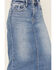 Image #2 - Vervet Women's Medium Wash Denim Midi Skirt, Medium Wash, hi-res
