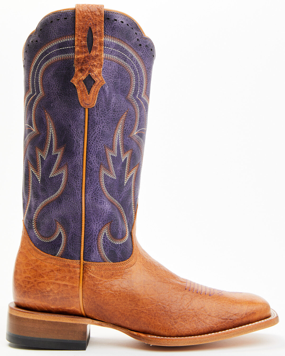 Image #2 - Cody James Men's Tomahawk Western Boots - Broad Square Toe, Blue, hi-res