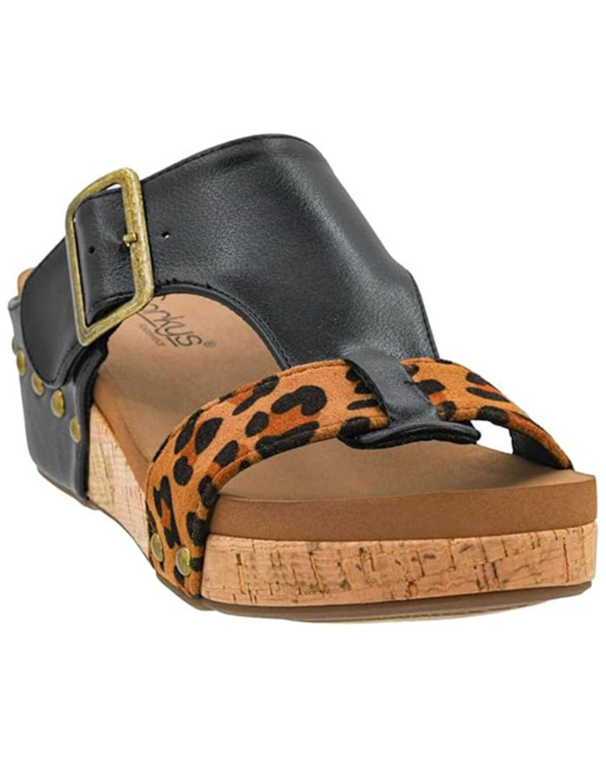 Image #1 - Corkys Women's Top Secret Sandals, Leopard, hi-res