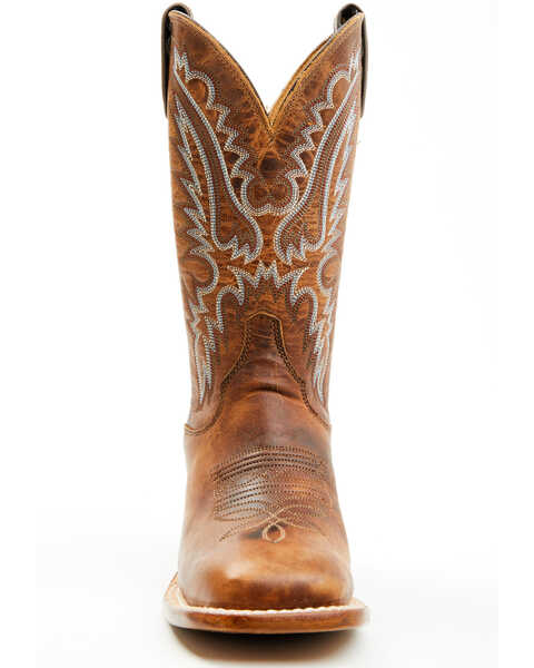 Image #4 - Justin Women's Peyton Western Boots - Broad Square Toe , Brown, hi-res
