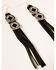 Image #2 - Idyllwind Women's Roaming Hearts Leather Earrings, Black, hi-res