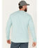Image #4 - Cody James Men's FR Logo Long Sleeve Stretch Work T-Shirt - Tall, Aqua, hi-res