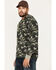 Image #2 - Moonshine Spirit Men's Now You See Me Burnout Camo Hooded Sweatshirt, Olive, hi-res
