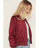 Image #3 - Idyllwind Women's Nash Vegas Satin Bomber, Maroon, hi-res