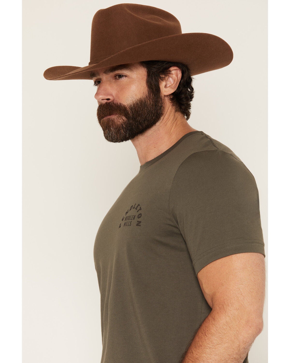 Image #3 - Pendleton Men's Charging Bison Short Sleeve Graphic T-Shirt, Grey, hi-res