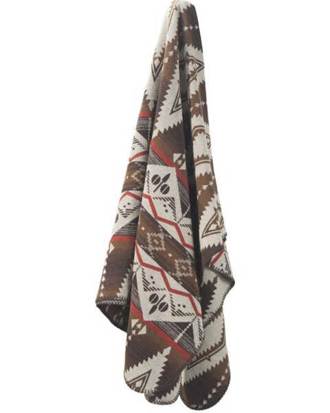 Image #2 - Carstens Home Pecos Trails Southwestern Throw Blanket, Brown, hi-res