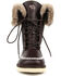 Image #4 - Suberlamb Women's Altai Tumbled Lace-Up Boots - Round Toe , Black Cherry, hi-res