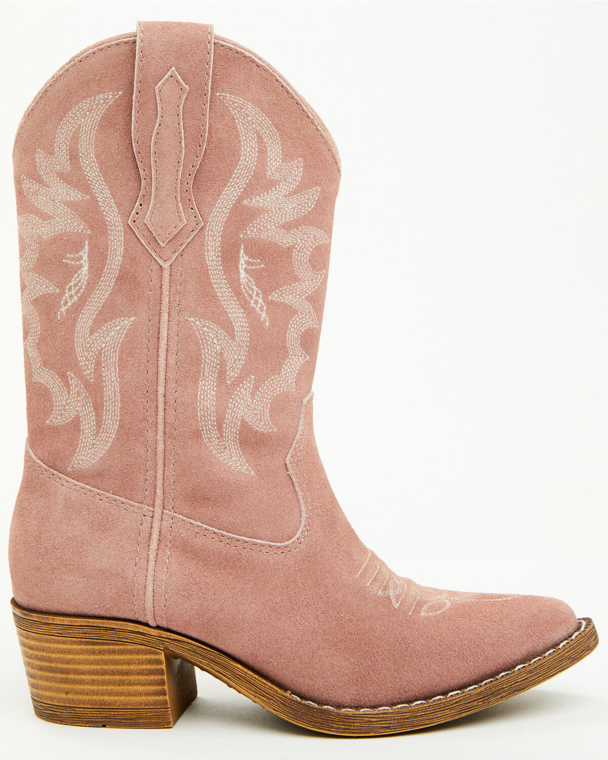 Image #2 - Shyanne Girls' Sweetheart Western Boots - Round Toe, Pink, hi-res