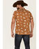 Pendleton Men's Tan Shoreline Rodeo Button Front Short Sleeve Western Shirt , Tan, hi-res