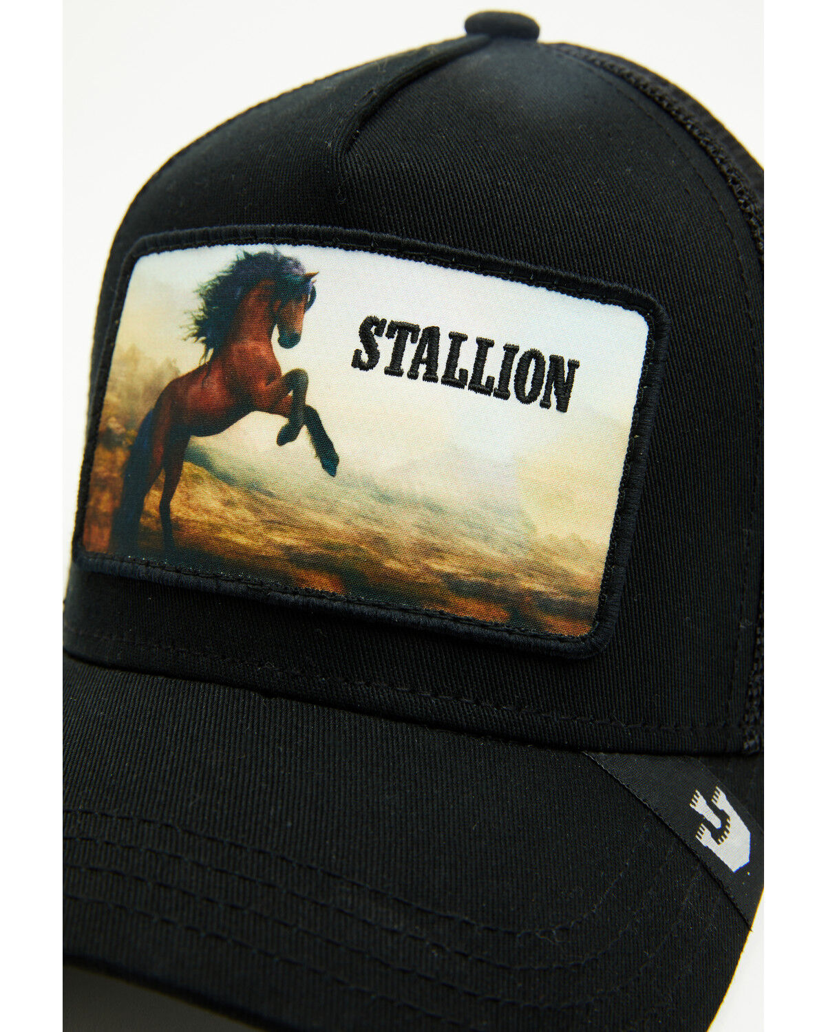 Image #2 - Goorin Bros Men's Boot Barn Exclusive Stallion Ball Cap, Black, hi-res