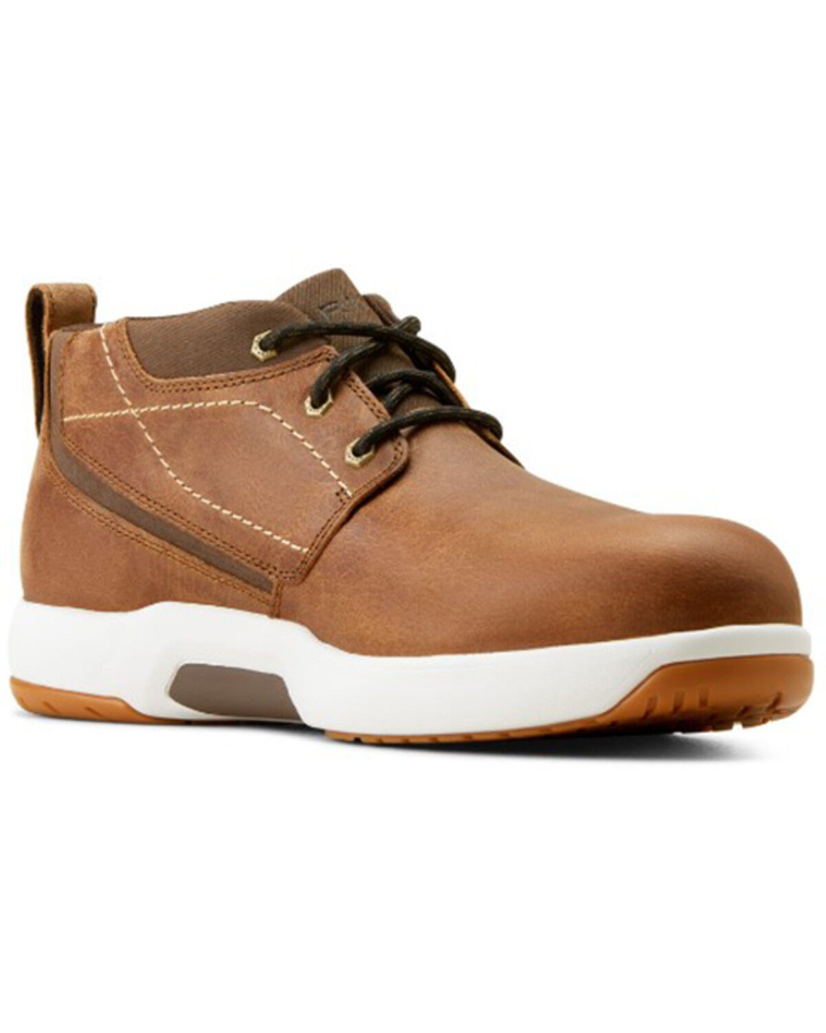 Image #1 - Ariat Men's Conveyer Work Shoes - Composite Toe, Brown, hi-res