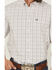 Image #3 - Cinch Men's Plaid Print Short Sleeve Button-Down Performance Stretch Western Shirt, White, hi-res