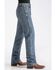 Image #2 - Cinch Men's Bronze Label Dark Wash Slim Tapered Rigid Denim Jeans, Blue, hi-res